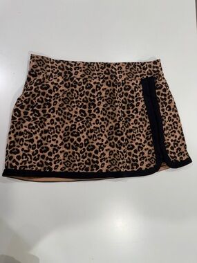 JoyLab Leopard Print Skort size Large